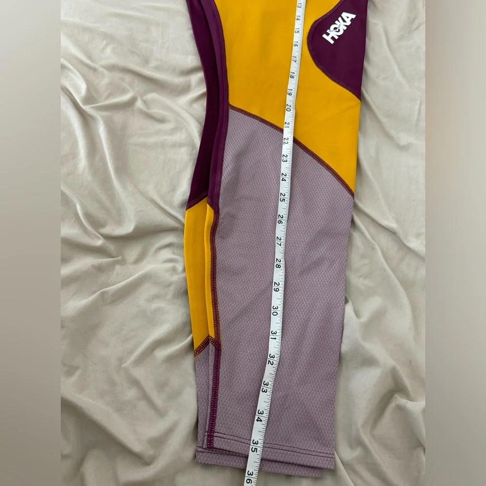 New Hoka One One Hupana Tight Women's Grape Wine 7/8 Length leggings size XXL - Picture 10 of 10